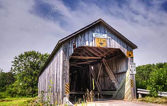 1909 covered bridge, New Brunswick