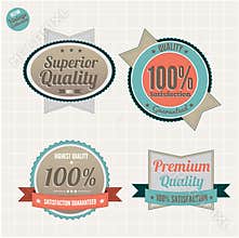 Quality and satisfaction guarantee badges