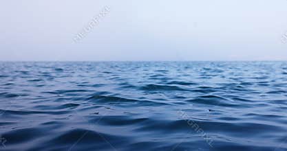 Ripple sea waves. Ocean water surface 4k video