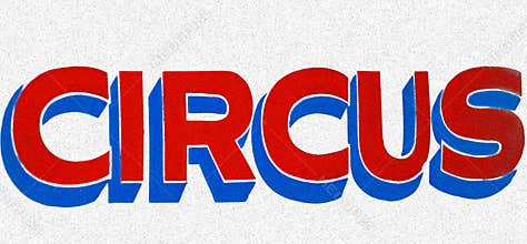 The Word Circus in Red, White and Blue