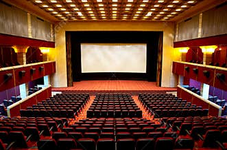 Hall of a cinema