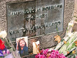 Jim Morrison's grave