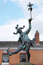 The Circus Clown statue