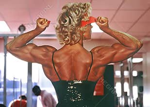 Ellen Van Maris Poses in New York City in 1986