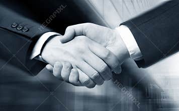 Business hand shake