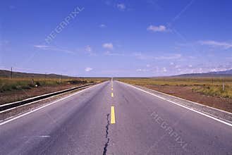 Straight road