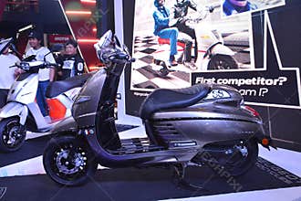 Peugeot django at Makina Moto Show in Pasay, Philippines
