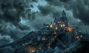 Castle in a Thunderstorm