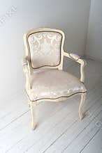 Chair with luxurious upholstery
