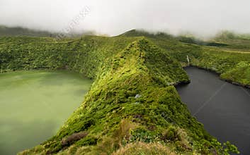 Volcano lakes on Flores