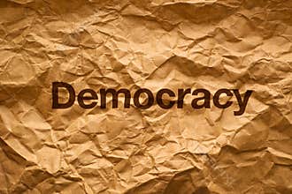 Democracy on Crumpled paper