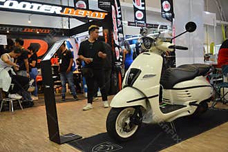 Peugeot django 150 at moto heritage weekend in Muntinlupa, Philippines