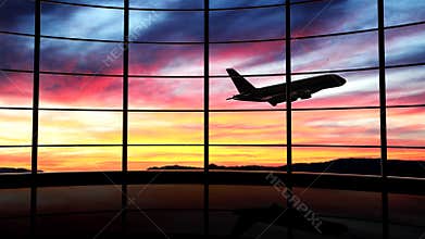 Airport window