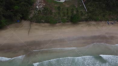 Philippine Paradise: Aerial Drone Views of Stunning Sunsets, Sunrises, and Tropical Beaches with Palm Trees