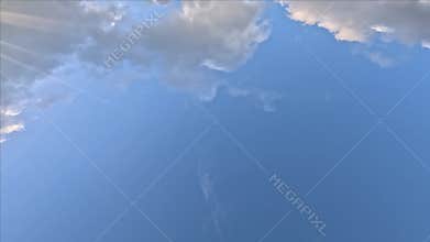 Clouds form when warm air rises and water or ice accumulates