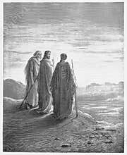 The disciples encounter Jesus on the road