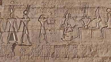 The Ramesseum is the memorial temple or mortuary temple of Pharaoh Ramesses II. It is located in the Theban necropolis