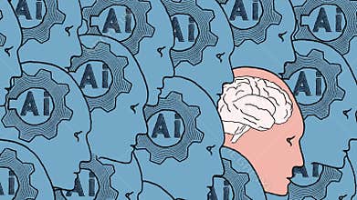 Artificial intelligence concept.