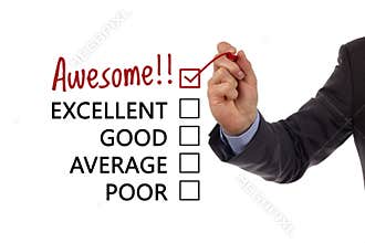 Customer service satisfaction survey