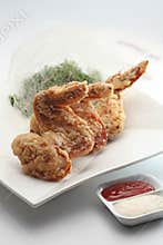Fried chicken wing