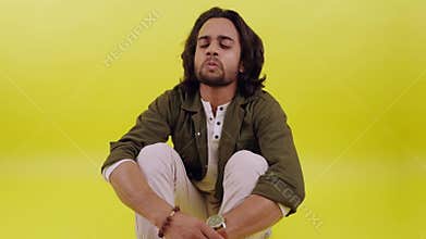 Man suffering from mental health