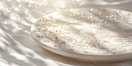 Astrologic Zodiac Wheel sign symbolical