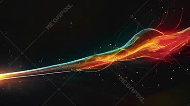 A mesmerizing animation of a single axon growth cone its long and slender shape extending towards its target