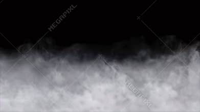 Steam Smoke Loop rising from bottom to top. Abstract background footage