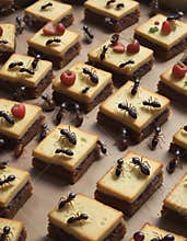 Ants Marching on Pastry Delights
