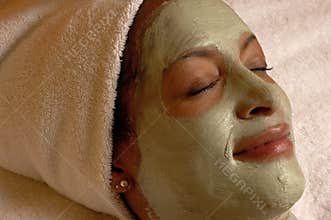 Spa Facial Mask Relaxation