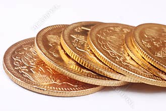 Gold coins