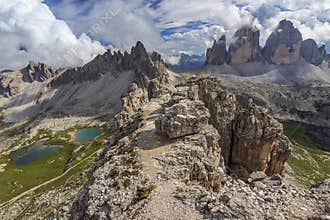 Tre Cime Di Lavaredo and Monte Paterno,Dolomites,Italy Alps