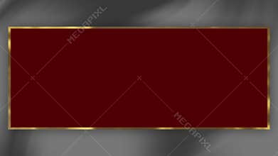 gray background red rectangle with gold border. Perfect for elegant invitations