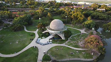 palermo forests view of the planetarium highway and aeropark