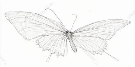 In a simple linear style, this beautiful butterfly is ideal for a wellbeing, beauty, or spa salon logo. You can edit the