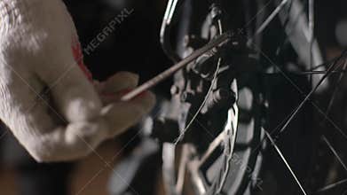 Repair and adjustment of bicycle brakes.