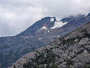 Landscape with a glacier