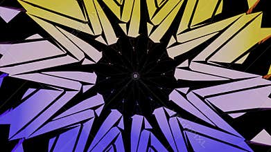 A bright star of purple shades.Design. An abstraction that shimmers and twitches.