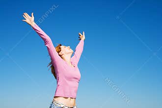 Happy woman