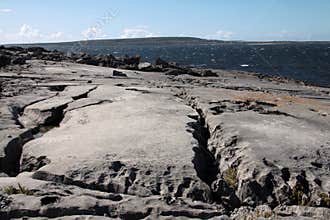 Cliffs in Inisheer, Aran islands