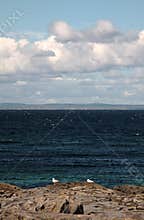 Irish landscape of Aran islands