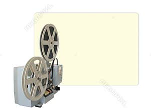 Cinema on the wall