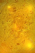 Gold music background