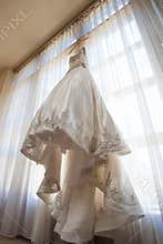 Brides wedding dress