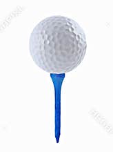 Golf Ball and Tee