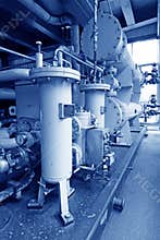 Hydraulic power system in a power plant