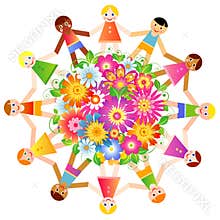 Children around the globe flourishing