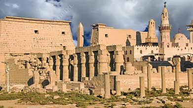 Luxor Temple, central temple of Amun-Ra, Luxor, Egypt