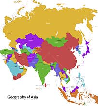 Asia map