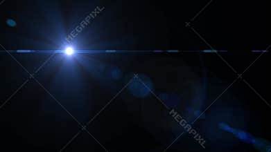 Cinematic light flashes. Optical Lens flare effect.